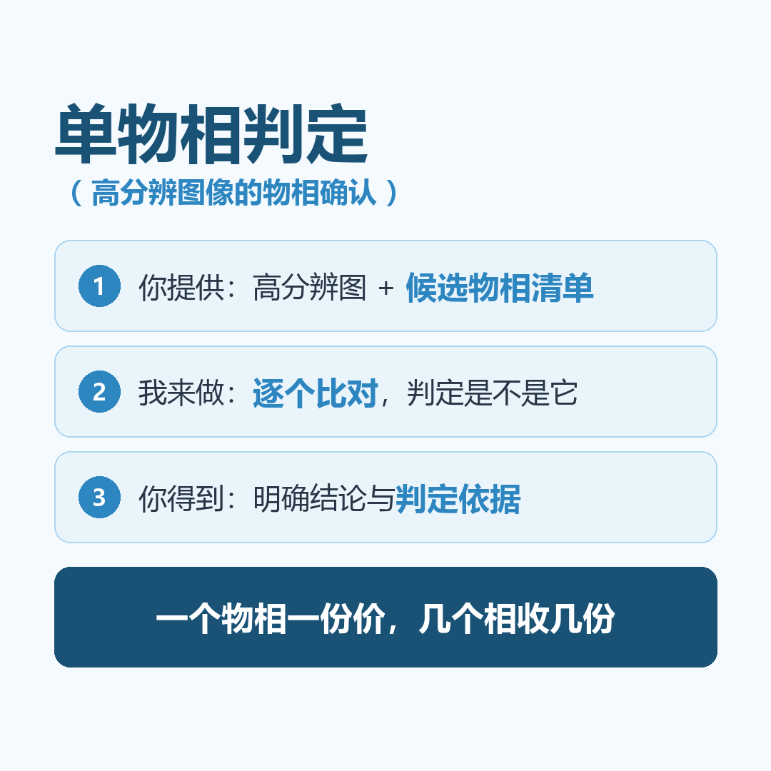 单物相判定 右图