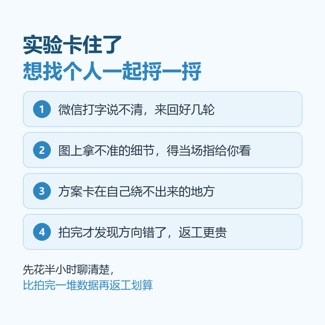 远程TEM指导拍摄 左图